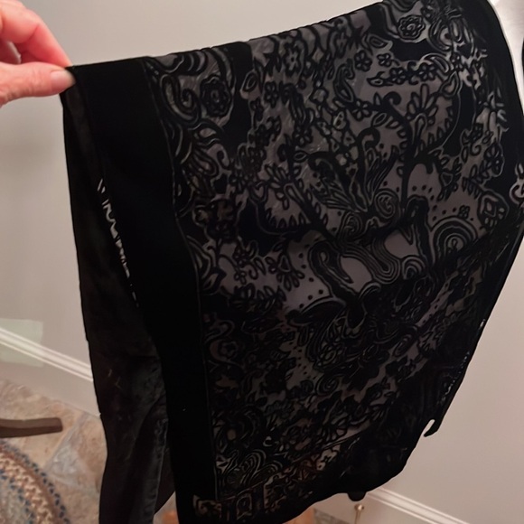 Urban Outfitters Black Kimono Shawl NWOT - Picture 6 of 15